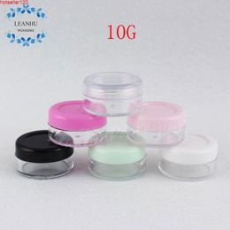 10G Empty Plastic Cream Jar , 10CC Eye / Lip Sample Trial Packaging Bottle Makeup Sub-bottling ( 100 PC/Lot )high quatiy Opobm Qjjhs