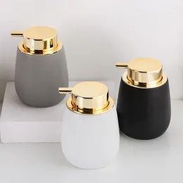 Liquid Soap Dispenser Nordic Style Ceramic Hand Sanitizer Shampoo Bottle Shower Gel Foam Mouthwash Cup Toothbrush Bathroom Accessories