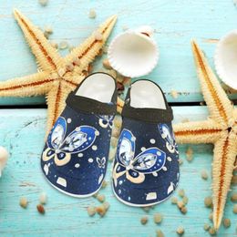 Slippers Nopersonality Simple Indoor Summer Water Shoes Beautiful Butterflies Pattern Design Sandals Women Slides Fashion