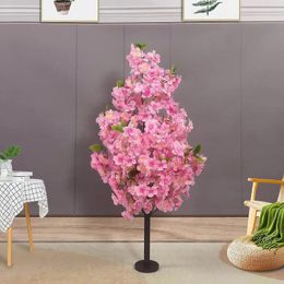 Decorative Flowers Artificial Cherry Tree Plant Easy To Assemble For Indoor And Outdoor Wishing Family Garden Office Party Wedding