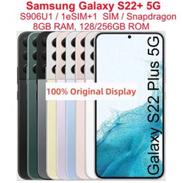 Samsung Galaxy S22 Plus S22+ 5G S906U1 6.6" RAM 8GB ROM 128/256GB Snapdragon NFC Octa Core Original Unlocked Android Cellphone
