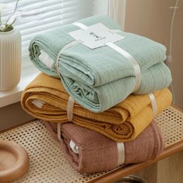 Blankets Cotton Gauze Towel Quilt Super Breathable Throw Blanket Summer Nap Cover Single Double Children Adult