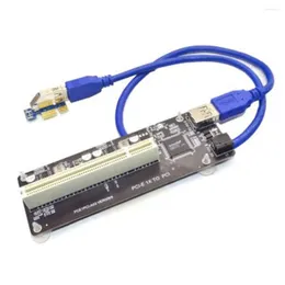 Computer Cables PCIE PCI-E PCI Express X1 To Riser Card Bus High Efficiency Adapter Converter USB 3.0 Cable For Desktop PC