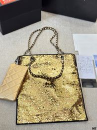 Totes Bags Thank You Sequins Women Small Tote Crystal Bling Fashion Lady Bucket Handbags Vest Girls Glitter Purses Brand