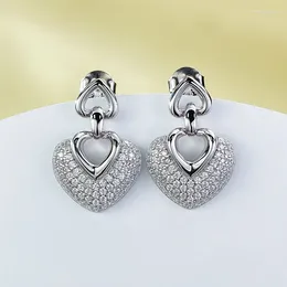 Stud Earrings European And American Cross-border Light Luxury Temperament Trend Fashion Diamond Inlay Exquisite Personality Versatile