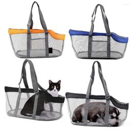Cat Carriers Portable Travel Sling Carrier Soft Breathable Sided Tote For Puppy Bag Small Pets Walking Outdoor