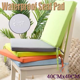 Pillow Removable Chair Outdoor Tie Garden Patio Waterproof Seat Pad Cover Thick Solid String Bandage Soft 2024