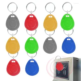 Decorative Figurines Door Access Key Fob 125KHz Tag For RFID 10pcs Waterproof Sensitive Sensing Drop Resistant Read Only IC Card Security