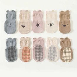 Kids Socks Spring Summer Autumn Baby Girls Children Floor Boy Non-Slip Toddler Trampoline Newborn Cartoon Shoes d240528