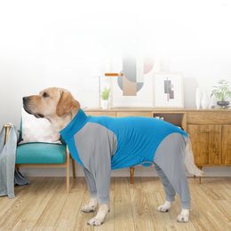 Dog Apparel Jumpsuits Clothes Summer Four Legged Dogs Rompers Full Cover Free Wash Anti Hair Loss Comfortable Thin Fit Golden Retrieve