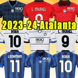 23 24 Atalanta Soccer Jerseys MURIEL GOMEZ 2023 2024 DUVAN GOSENS Football Shirt ILICIC PASALIC MIRANCHUK LAMMERS DE ROON L.MURIEL JERSEY Special edtion