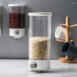 Storage Bottles Wall Mounted Kitchen Cereal Container Rice Shelf Organiser Food Boxes Organisation Home Accessories