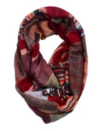 Infinity Scarves 2019 Fashion Loop Shawl Ink Print Ring Scarf Women Lightweight Gifts Echarpe Foulard Femme 18090 cm9669893