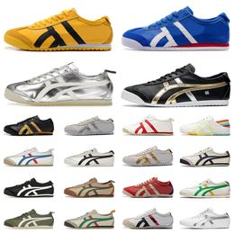 Onitsukas Tiger Mexico 66 Womens Mens Running Shoes Black White Blue Yellow Beige Silver Designer Shoe Outdoor Shoe Sports Sneakers Trainers