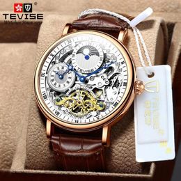 Wristwatches 2024 Automatic Mechanical For Men Waterproof Luxurious Leather Business&Fashion Style Stainless Steel Classic Wristwatch