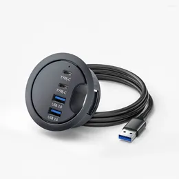 Round Penetration USB3.0 Hub With Fast Data Transfer And Wide Compatibility