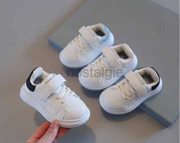 Sneakers 2024 Childrens Shoes Baby Girls and Boys Anti slip Soft Rubber Sole Baby Sports Shoes Mesh Flat Shoes White Shoes Preschool Shoes d240513