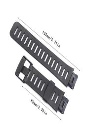1set Soft Rubber Watch Band Metal Buckle Wrist Strap for Suunto Xlander Smart Watch Accessories Kit H09152949183