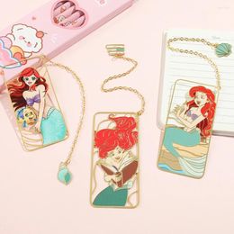 Anime Mermaids Book Mark Girl Fans Collect Metal Bookmarks Reading Marker Gift For Lovers Women Accessories