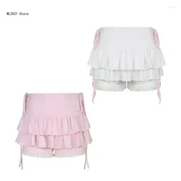 Skirts Feminine White Lace Skirt And Alluring Fashion Shorts Dress For Women