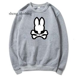 Psychological Bunny Hoodie Men Hoody Pullover Warm Sweater Letter Printed Long Sleeve Hooded Sweatshirts Mens Casual Psychol Bunny Clothing Size S-xxxl 3581
