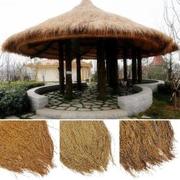 Decorative Flowers Simulation Natural Thatched Fake Plant For Roof Pavilion House Garden Outdoor Material Home Decor