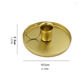 Candle Holders 29EF Household Iron Candlestick Modern Fashion Style Home Dormitory Decoration Exquisite Desktop Accessories