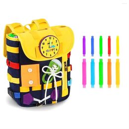 Party Decoration Christmas Gift Kids Bag DIY Felt Backpack For School Size 11 Inch H X 9 L 3.9 W
