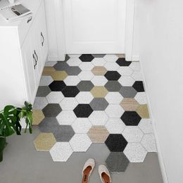 Carpets PVC Anti-Slip Home Entrance Door Rugs Carpet Indoor Custom DIY Hand Scissor Nordic Kitchen Bathroom Hallway