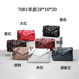 Shoulder Bags Texture Bag 2024 Fashion One-shoulder Cross-body Versatile For Women