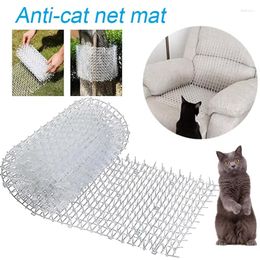 Cat Carriers Scat Mat With Spikes Prickle Strips Anti-Cat Pest Repellent Spike Deterrent For Outdoor Garden Gatos Pet Accessorie