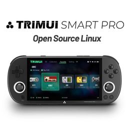 Trimui Smart Pro Handheld Game Console 496IPS Screen Linux System Joystick RGB Lighting Smartpro Retro Video Player Gift 240510