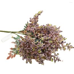 Decorative Flowers Autumn Crafts Artificial Lavender Fake Plants Affordable Rustic Bouquet