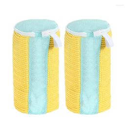 Laundry Bags Shoe Washing Bag 2pcs Wash For Sneaker In Machine Dust Covers Non-Woven Dustproof Drawstring Storage