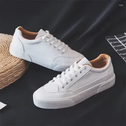 Casual Shoes Women Sneakers Leather Trend Flats Female Fashion Comfort White Vulcanised Platform Zapatos De Mujer Thick Sole