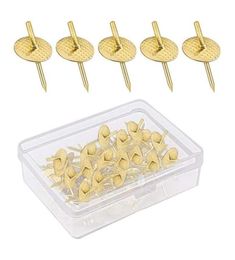 50Pcs Assorted One Step Hangers Nail Hooks 20Lbs Po Picture Frame Professional Plaster Hanging Kit Rails7424396