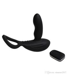 Electric Prostate Massager Vibrating Remote Control Prostate Massage Device Anal Butt Plug Vibrator Male Masturbation292x1353421