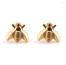 Stud Earrings Cute Gold Silver Colour Honey Bee Creative Charming Female Animal Earring Accessories Fashion Girl Party Jewellery Gift4548127