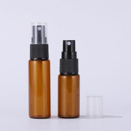 5ML 10ML 15ML 20ML Amber Glass Perfume Bottle Empty Refilable Spray Bottle with Black Pump Sprayer Nnsjo Rqvnf