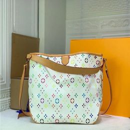 Large Capacity Tote Shopping Bags Handbag Purse Crossbody Bag Colored Classic Crossbody Clutch Wallet Casual Totes Flowers Designer Bag Aebm