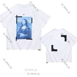 Summer Off Withe T Shirt For Men Tees Mens Women Off T-Shirts Designers Loose Fashion Luxurys Casual Clothing Street White Shorts Sleeve Clothes Tshirts f448