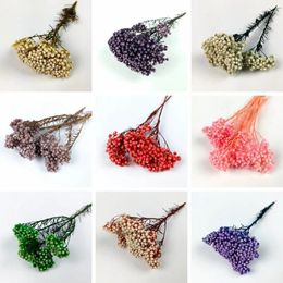 Decorative Flowers 50g Natural Millet Fruit Dried Flower Home Decor Items With Christmas Decorations 2024 Pampas Grass Autumn