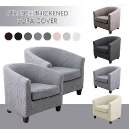 Chair Covers Fashion Single Sofa Cover Nordic Home Living Room Decor Jacquard Stretch Couch Slipcover Solid Color Elastic Armchair