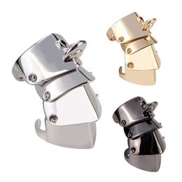 Brand Westwoods Ring Jointed Female star Same Style Gold Silver Black Four Section Saturn Nail