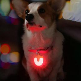 Dog Apparel Always On Collar Light Waterproof Usb Rechargeable 360 Degree Rotating 4 Modes For Night Walking Climbing