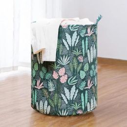 Laundry Bags Dirty Clothes Hamper Thickened Chicken Cow Print Basket Cartoon Pattern Freestanding Nursery Accessory