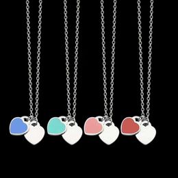 2024Luxury Fashion Pendant Necklace Classic 925 Couple Heart Necklace Fashion High Quality Titanium Steel Designer Necklace Jewellery