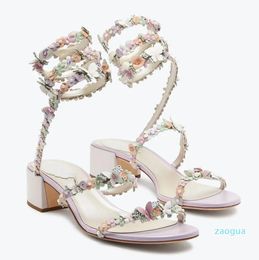 2024 Strappy Crystals-embellished Lady Party Wedding Lady Gladiator Sandalias EU35-43