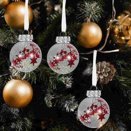 Decorative Figurines Christmas Tree Hanging Balls Xmas Pendants Ornaments Supplies Decorations