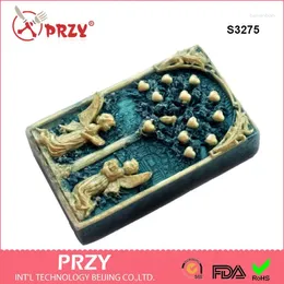 Baking Moulds Angel Tree Silicone Moulds Soap Mould Silica Gel Die Aroma Stone Trees Candle Mould